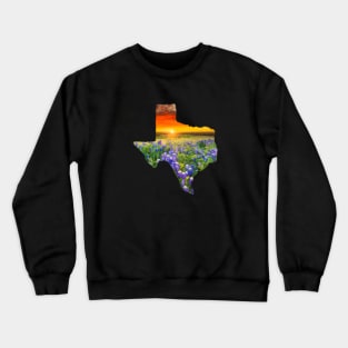 Texas Sunset Crewneck Sweatshirt